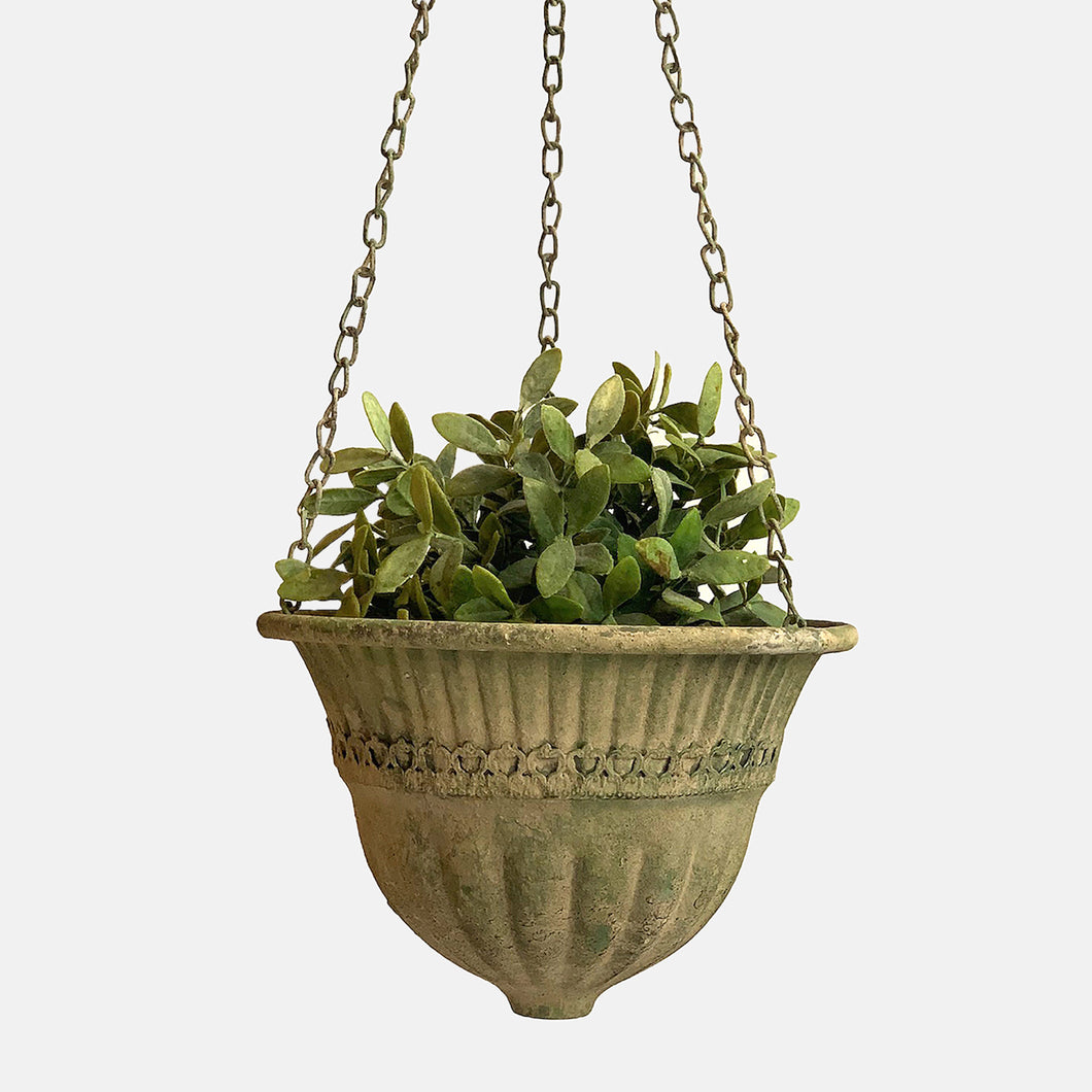 Aged Hanging Basket