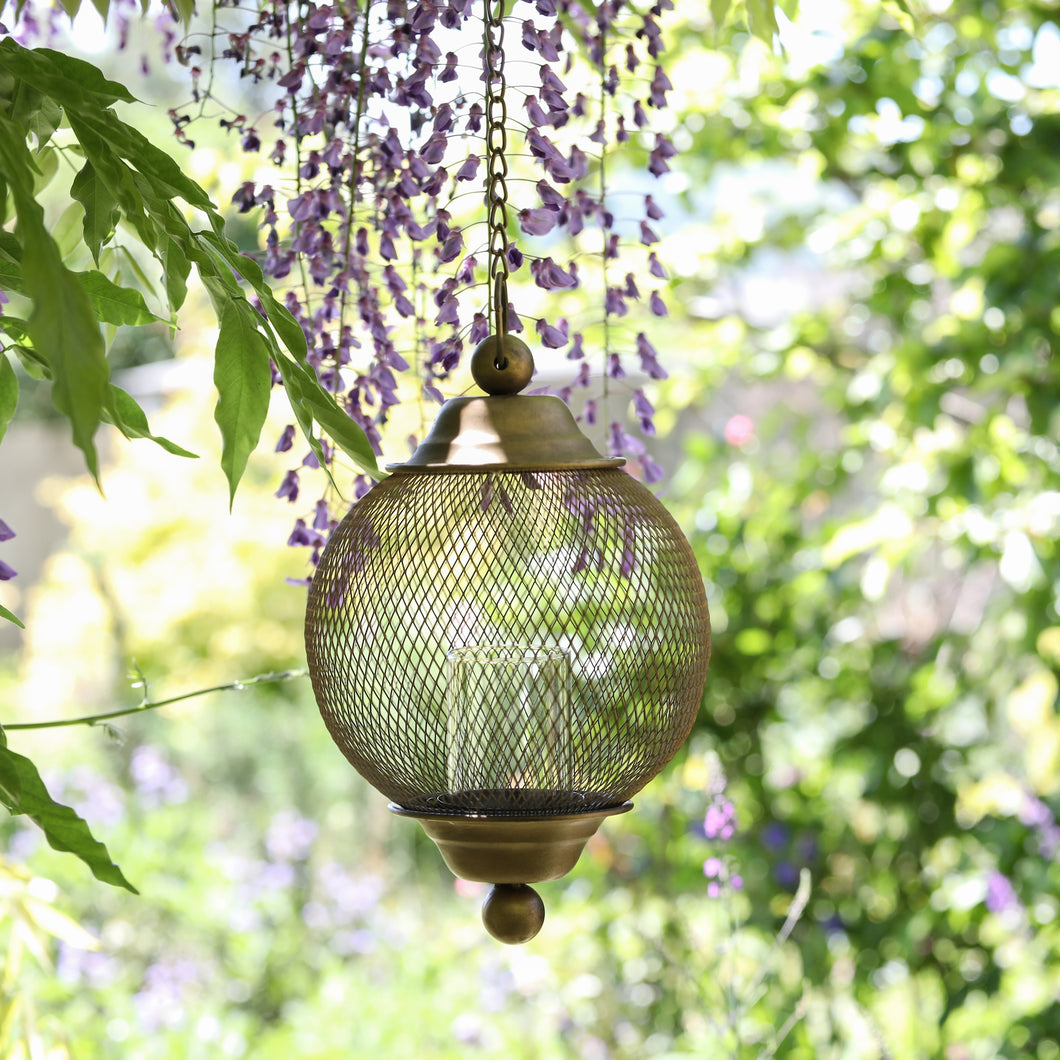 Antique Brass Hanging Lantern